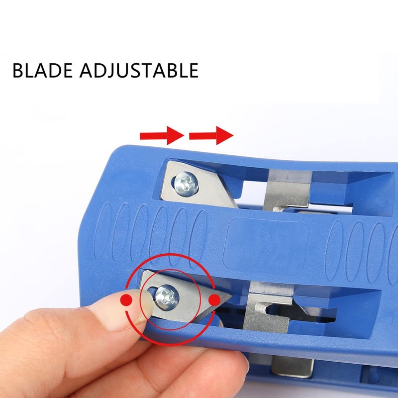 NewShark Edge Banding Trimmer, Plastic PVC Plywood Melamine Wood Manual Edge Banding,Manual Trimming Woodworking Tool - Image 4