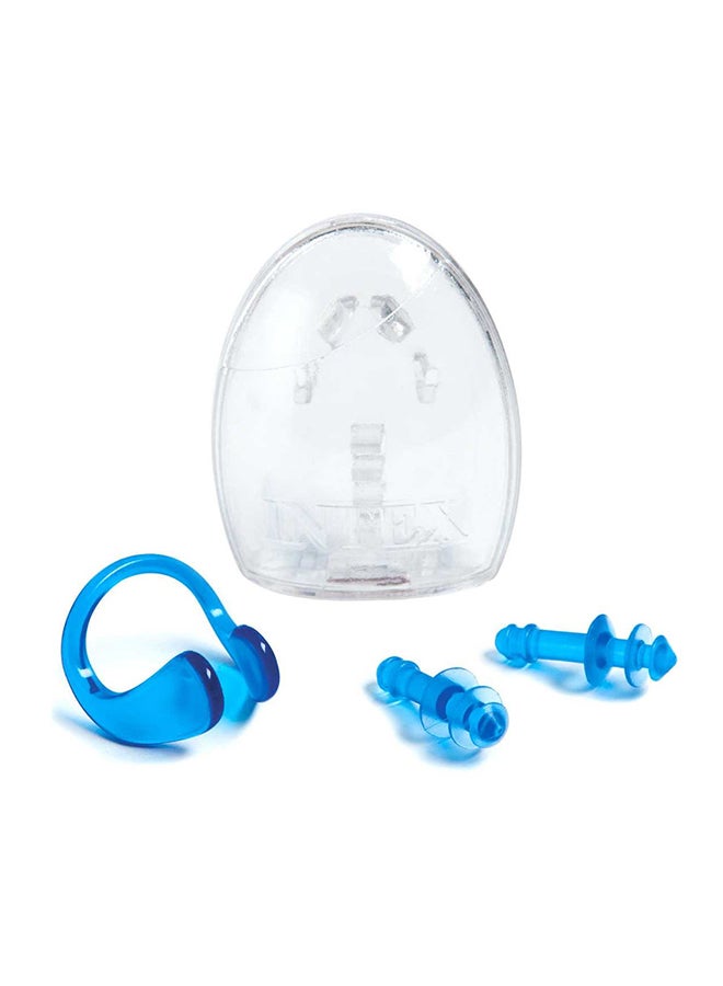 انتكس احم أذنيك وأنفك من الماء أثناء السباحة مع مجموعة متكاملة من سدادات الأذن ومشبك الأنف من انتكس. حقيبة حمل مدمجة ومريحة لسهولة التخزين والنقل. 11.4x15.8سم - Image 4