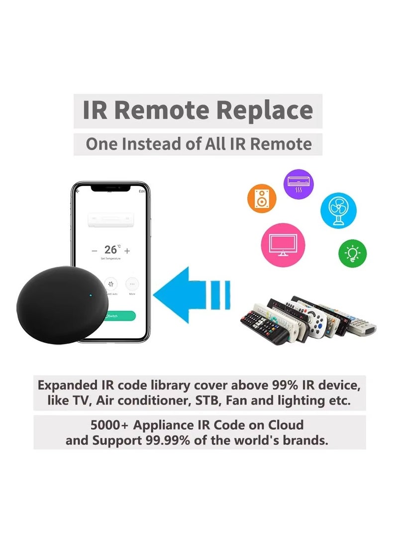 WiFi IR Remote For Smart Home APP SmartLife Remote Control For TV DVD AUD AC Remote Works with Alexa Google Home Yandex Alice