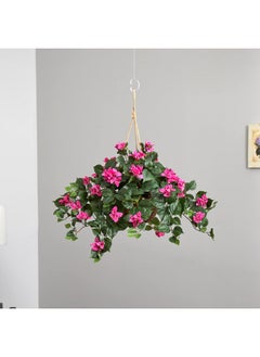 Nearly Natural Bougainvillea Basket Silk 1 Artificial Hanging Plant, 32 x 32 x 24, Green, Pink - pzsku/ZADC3FC21F63334F3B06CZ/45/_/1731696540/53a460aa-d989-410c-bc39-a8337536f284