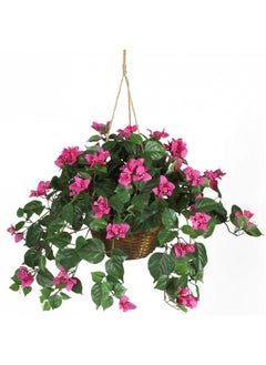 Nearly Natural Bougainvillea Basket Silk 1 Artificial Hanging Plant, 32 x 32 x 24, Green, Pink - pzsku/ZADC3FC21F63334F3B06CZ/45/_/1731696542/2dde3a42-559c-4c45-8240-600e2828f6bb