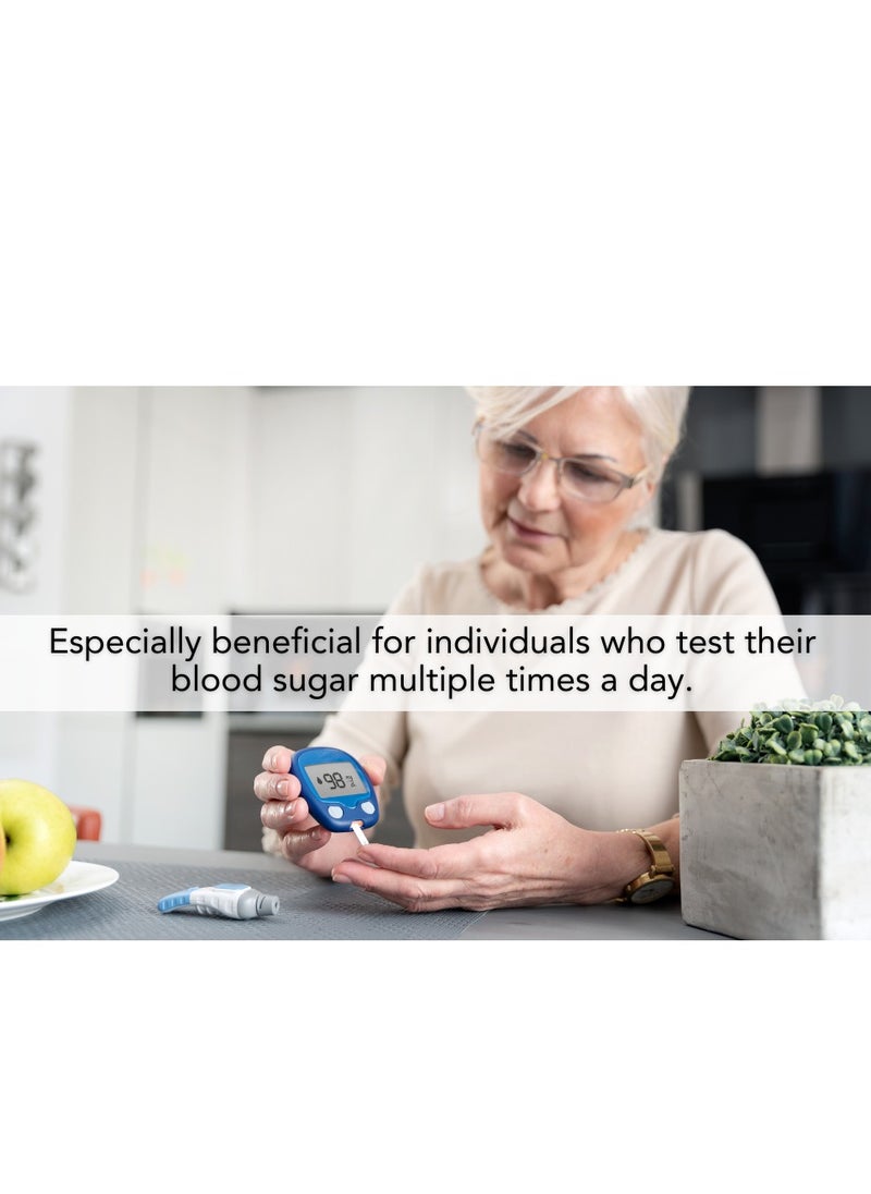 On call plus - On call plus 50-Piece Blood Glucose Test Strips New Packing Accurate Results Easy Application Precision Testing for Diabetes Compatible with Meters for Home Self-Monitoring (Single strip packing) - Image 1