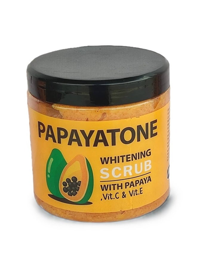 MELANO Papayatone Whitening Scrub with Papaya - Image 1