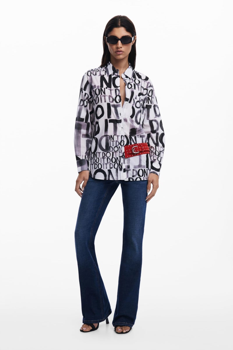 Desigual Woman CAM_DEMÉTER, Black, L - Image 3