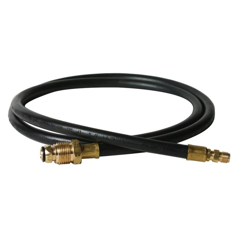 Camco Olympian 5-Foot Camper/RV Propane Supply Hose | Features Built-In Excess Flow Protection | Easily Connects Trailer to 20/30lb Propane Tank (59033) - Image 2