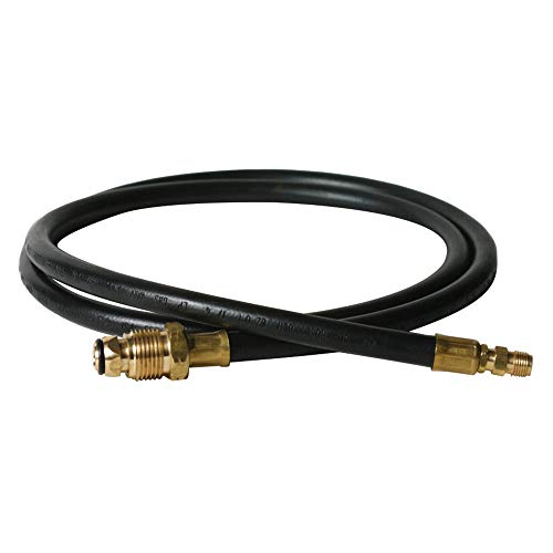 Camco Olympian 5-Foot Camper/RV Propane Supply Hose | Features Built-In Excess Flow Protection | Easily Connects Trailer to 20/30lb Propane Tank (59033) - Image 1
