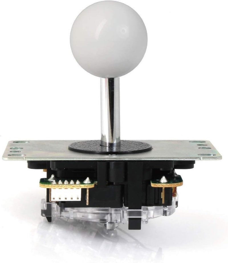 Sanwa JLF-TP-8YT-SK OEM White Ball Handle Arcade Joystick - Image 3