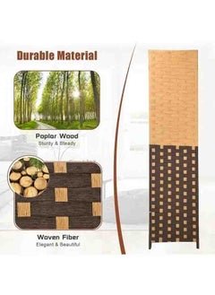 Generic Room Divider Partition Multi Color Size (L x W x H) 200 x 4 x 180 cm With 5 Legs  - Image 4