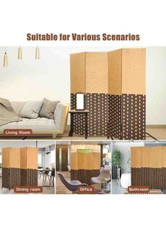 Generic Room Divider Partition Multi Color Size (L x W x H) 200 x 4 x 180 cm With 5 Legs  - Image 5