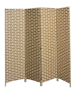 Generic Room Divider Partition Multi Color Size (L x W x H) 200 x 4 x 180 cm With 5 Legs  - Image 1