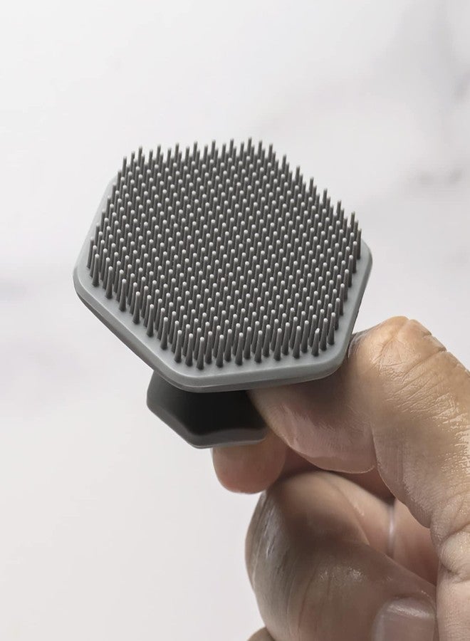 CETLO Silicone Face & Body Scrubber | Deep Cleansing Brush to Remove Oil,| Gentle Exfoliating & Massage Brush | Waterproof for Bath & Shower - Image 3