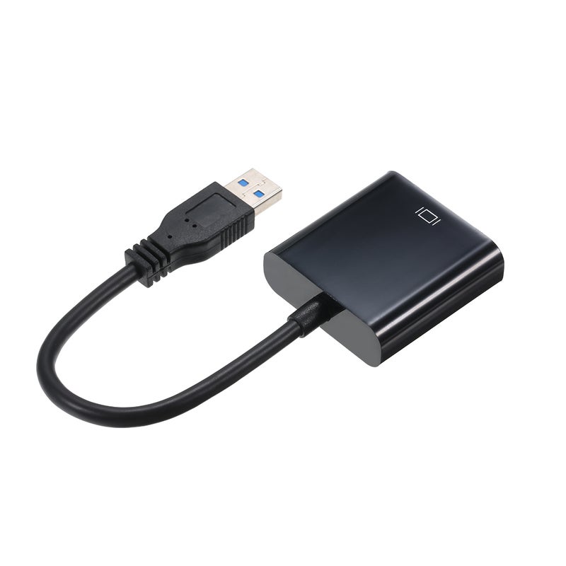 USB3.0 Adapter: Black, 1080P High Definition - Backward Compatible With USB2.0, Windows 7/8/8.1 Support for Office Workstations, Graphics Workstations, Entertainment - Image 5