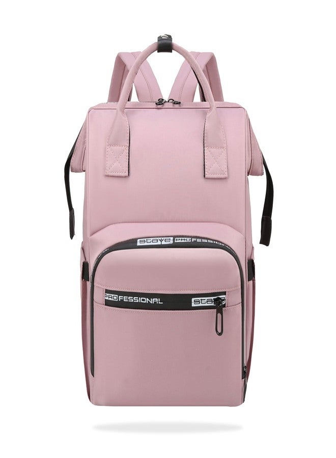 BEMBIKA Diaper Bags for Mom and Dad Kids Diaper Bags for Travel Backpack for Multi-Function Waterproof and Large Capacity-(Blush) - Image 1