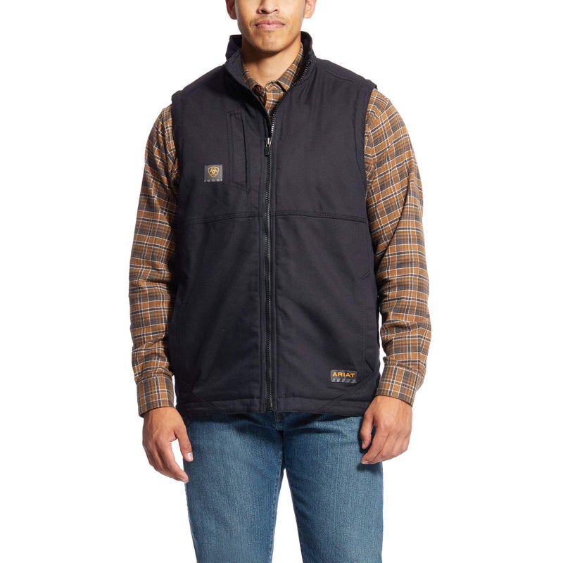 Ariat Mens Rebar Duracanvas Vest, Wren, Large US - Image 2