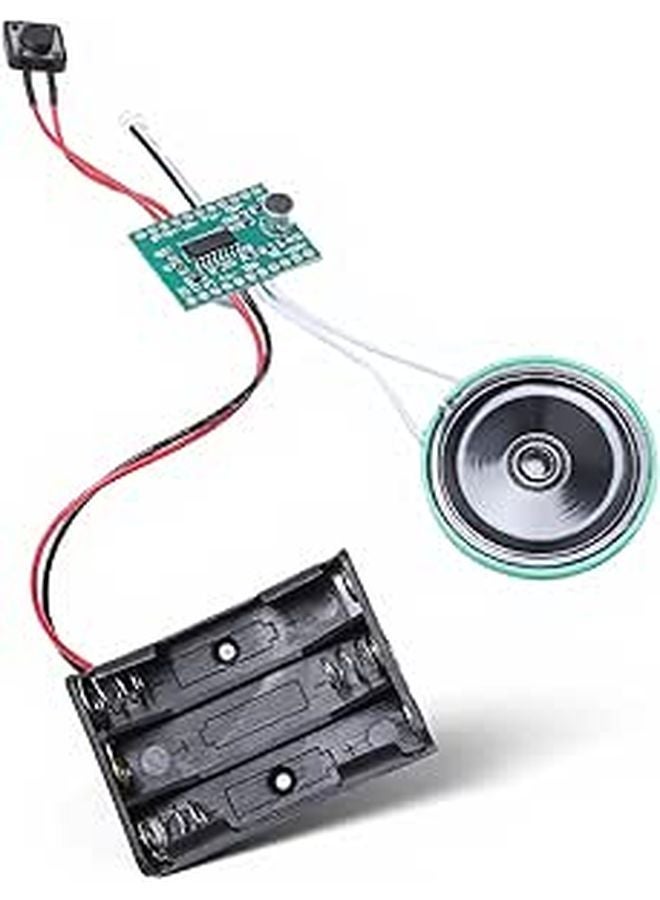 4 Minutes Recordable Sound Chip Voice Recorder Module with Light Activated Loop Playback for Greeting Cards DIY Crafts - Image 1