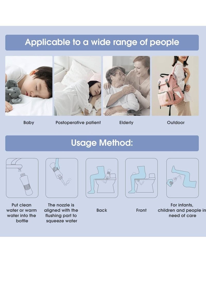 Be a better mom Upside Down Peri Bottle for Postpartum Care, Bottle Washer for  Perineal Recovery & Cleansing After Birth  - Image 3