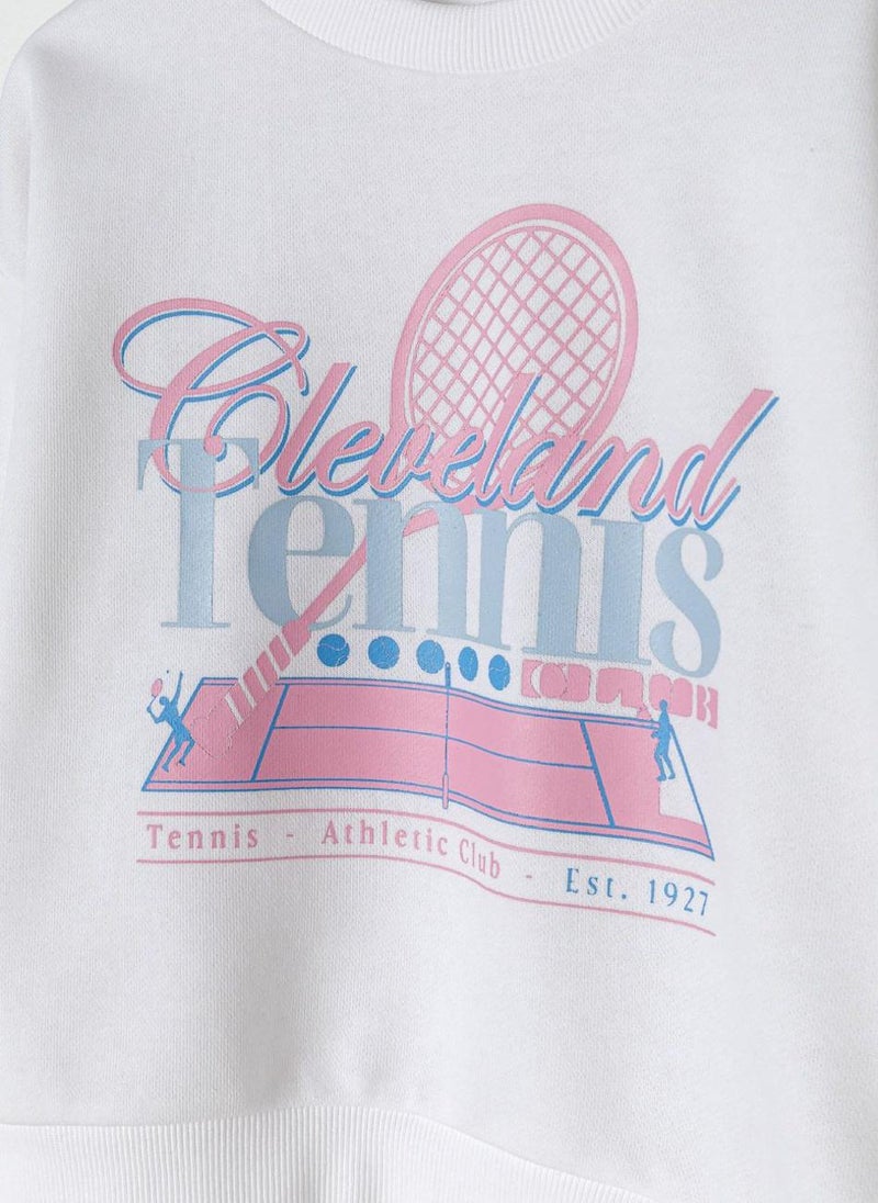 MINOTI Girls Graphic Sweatshirt - Image 4