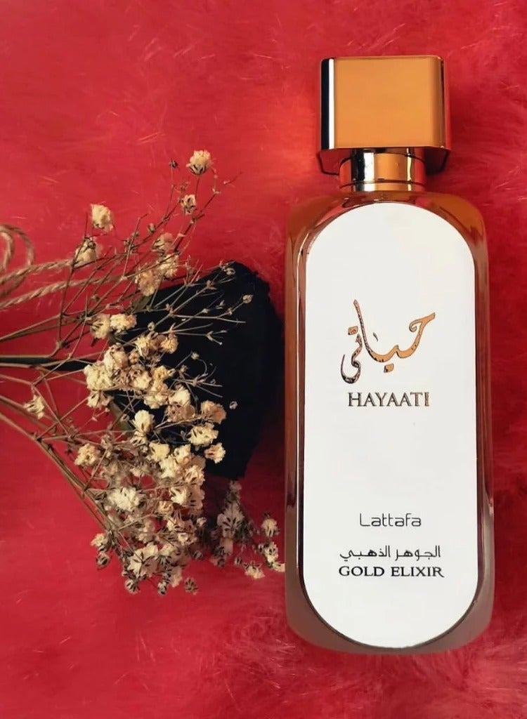 لطافة للعطور حياتي جولد إليكسير أو دو بارفان بخاخ طبيعي للنساء - 100 مل (3.4 أونصة) - Image 2