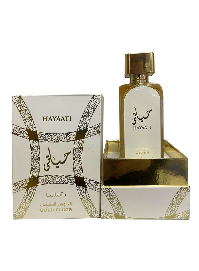 لطافة للعطور حياتي جولد إليكسير أو دو بارفان بخاخ طبيعي للنساء - 100 مل (3.4 أونصة) - Image 3