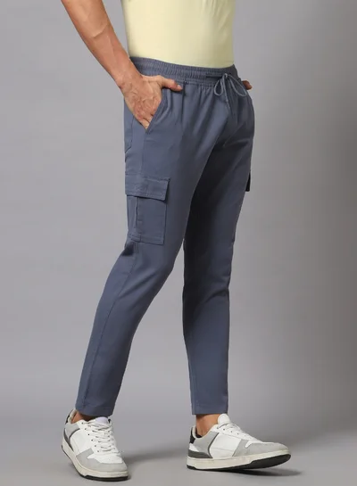 Hubberholme Mid Blue Pants For Men