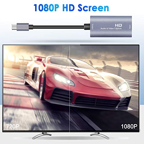 Guermok Video Capture Card, USB 3.0 HDMI to USB C Audio Capture Card, 4K 1080p60fps Capture Devices for Gaming Live Streaming Video Recorder, Works for Windows Mac OS System for Switch, Xbox - Image 4