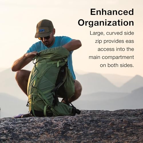 OSPREY حقيبة ظهر أوسبري أتموس AG 65 لتر للرجال، سوداء، S/M - Image 4