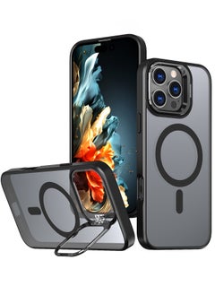 HEROCKX iPhone 16 Pro Max Case with Upgraded Lens Bracket Compatible with MagSafe Premium Protection Shockproof Ultra-Thin Phone Case (Black)  - Image 1