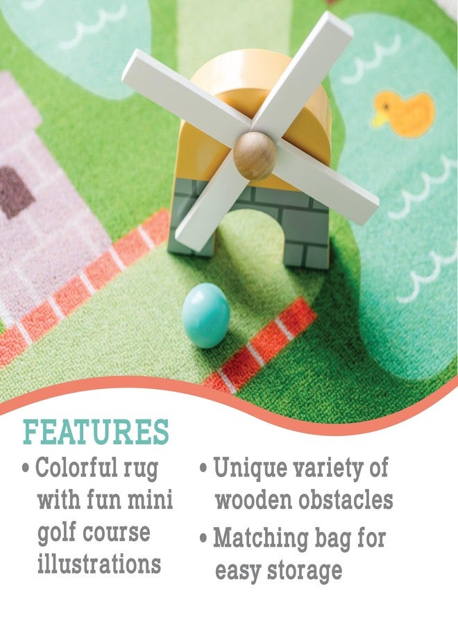 MindWare Oh So Fun! Mini Golf Set - Indoor & Outdoor Kids Golf Set with 7 Obstacles for Ever-Changing Golf for Kids Experience - Enhances Hand-Eye Coordination and Critical Thinking - Ages 3 and Up - Image 3