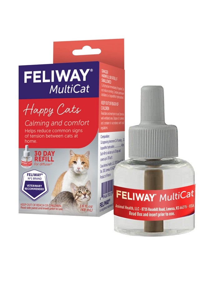 فيليواي فيرومون FELIWAY MultiCat المهدئ للقطط، عبوة قابلة لإعادة التعبئة لمدة 30 يومًا - عبوة واحدة - Image 1