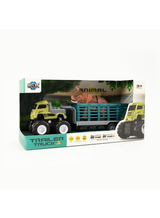 Animal Trailer Truck Elephant 1:43 - KLx600-186 - Image 2