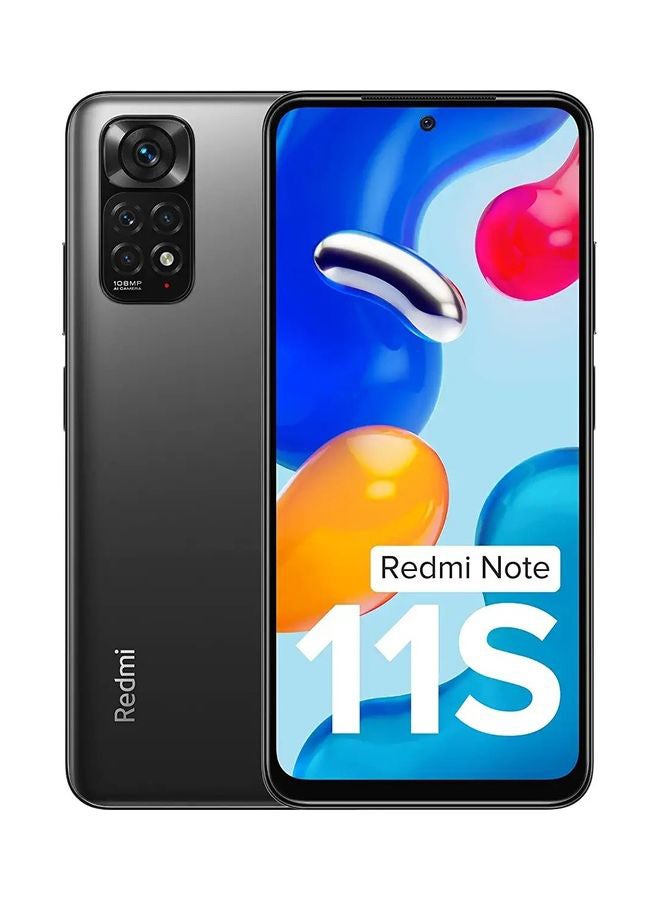 Xiaomi Redmi Note 11S 4G Dual SIM Space Black 8GB RAM 128GB - Indian Version - Image 1