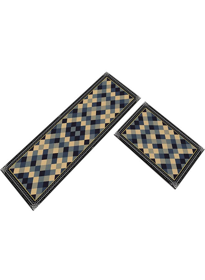 Y&D 3D Geometric Pattern Rugs Fashion Modern Area Non-Slip Floor Carpet For Living Room Bedroom And Kitchen Multicolour 40X60centimeter  - Image 1