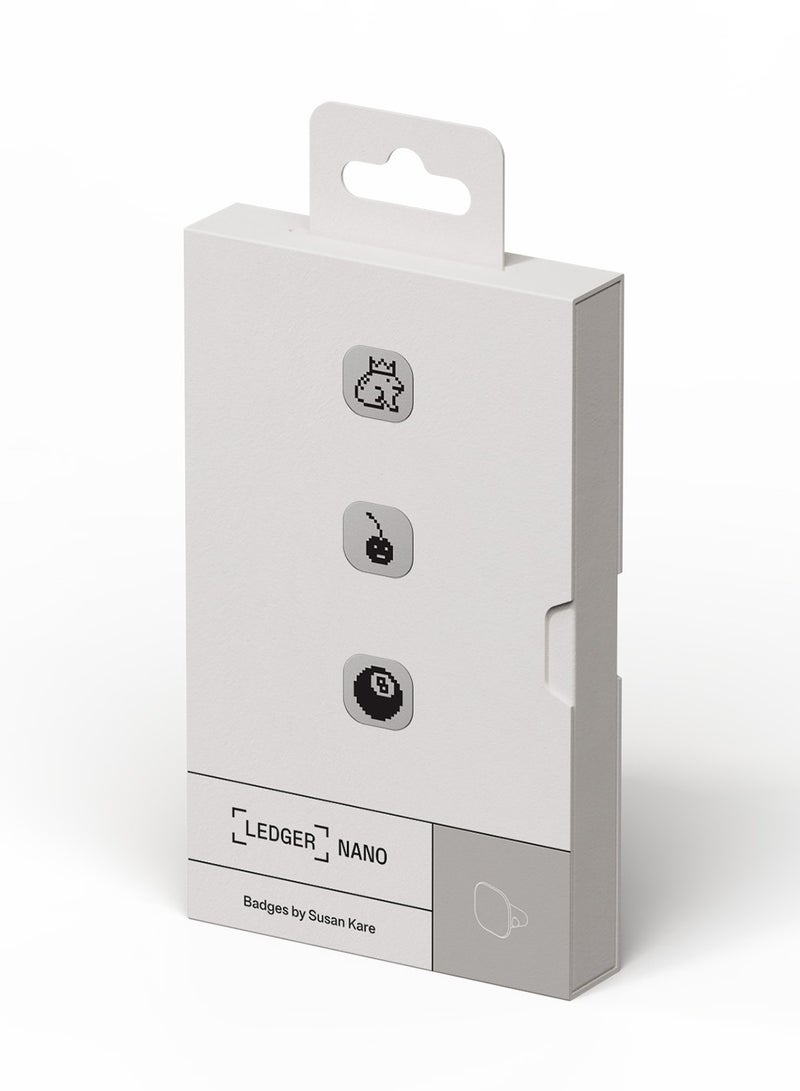Ledger Nano Gen5 Badges | Quick Clip Aluminum Badge Accessory, for Personalization, Customization, and Mood Switch of Nano Gen5 - Pack 3 - 3pcs - Image 2