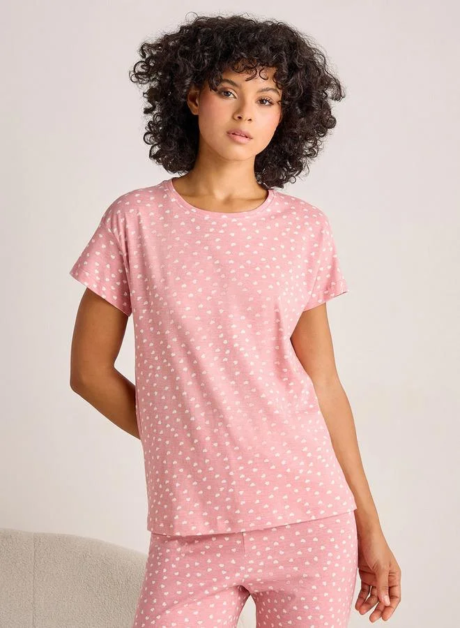 Splash FAV Pyjama Set Printed T shirt & Pyjama