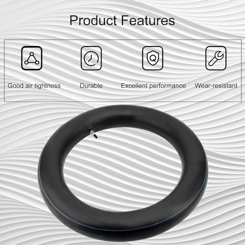 AWSZH 460-17 Tire Inner Tube 130/70-17 130/80-17 140/70-17 140/80-17 Heavy Duty Tube TR4 Straight Valve Stem Compatible with KLR250 1985-2005 KL250 1980-2001 XL350R 1984-1985 XT250 1980-1984 (1Pc) - Image 3
