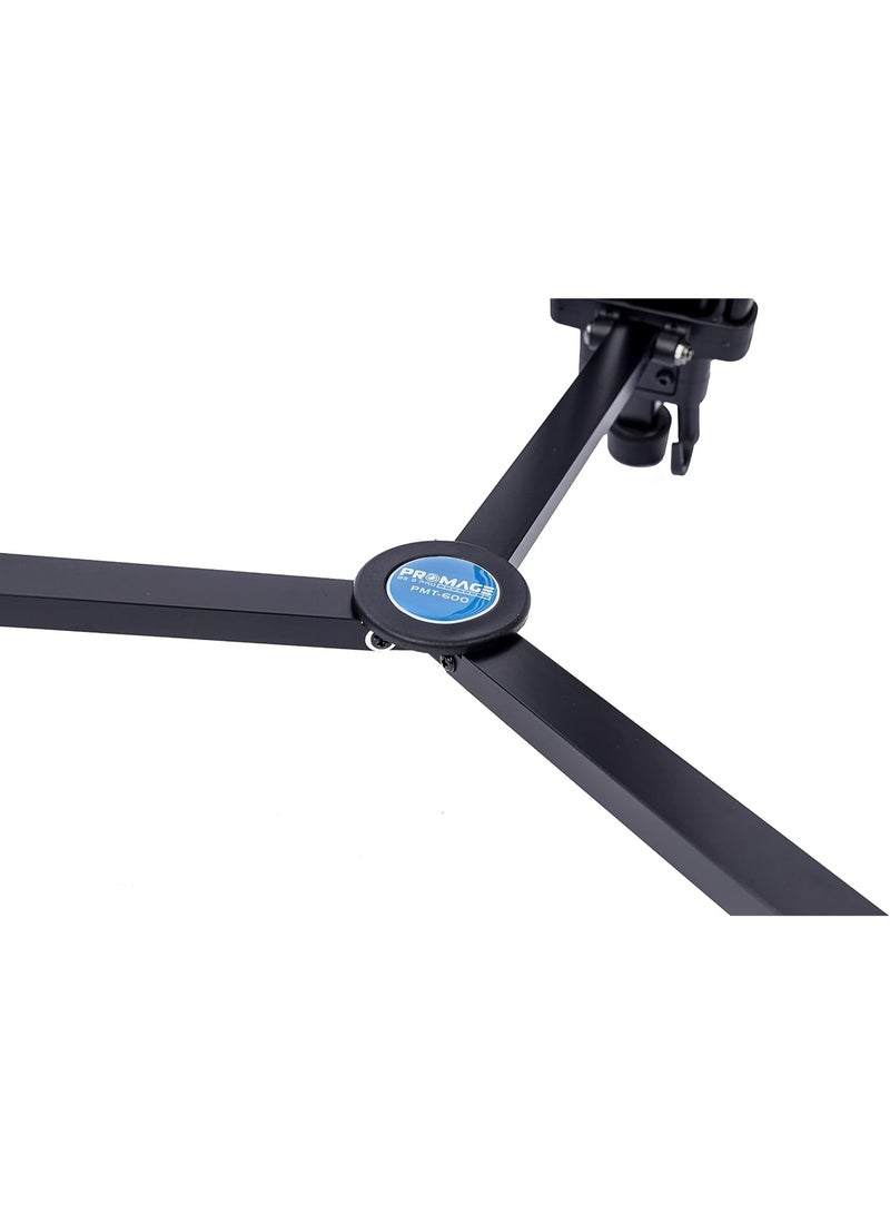 PROMAGE Pro Tripod PM-T600 – 61-Inch Adjustable Camera & Smartphone Tripod, Minimum Height 22 Inches, 3-Section Aluminum Alloy Legs, 360° Ball Head, Quick-Release Plate, Bubble Level, For DSLR, Mirrorless, Action Camera & Vlogging - Image 5