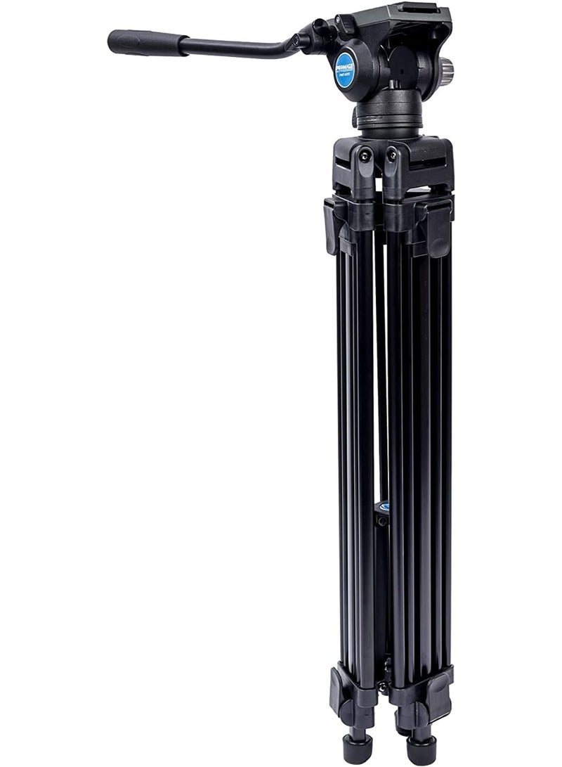 PROMAGE Pro Tripod PM-T600 – 61-Inch Adjustable Camera & Smartphone Tripod, Minimum Height 22 Inches, 3-Section Aluminum Alloy Legs, 360° Ball Head, Quick-Release Plate, Bubble Level, For DSLR, Mirrorless, Action Camera & Vlogging - Image 3