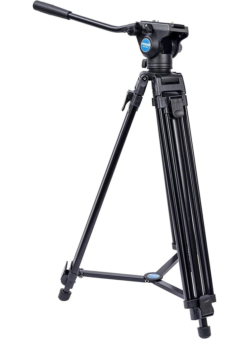 PROMAGE Pro Tripod PM-T600 – 61-Inch Adjustable Camera & Smartphone Tripod, Minimum Height 22 Inches, 3-Section Aluminum Alloy Legs, 360° Ball Head, Quick-Release Plate, Bubble Level, For DSLR, Mirrorless, Action Camera & Vlogging - Image 1