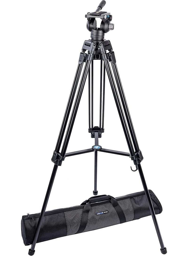 PROMAGE Pro Tripod PM-T600 – 61-Inch Adjustable Camera & Smartphone Tripod, Minimum Height 22 Inches, 3-Section Aluminum Alloy Legs, 360° Ball Head, Quick-Release Plate, Bubble Level, For DSLR, Mirrorless, Action Camera & Vlogging - Image 2