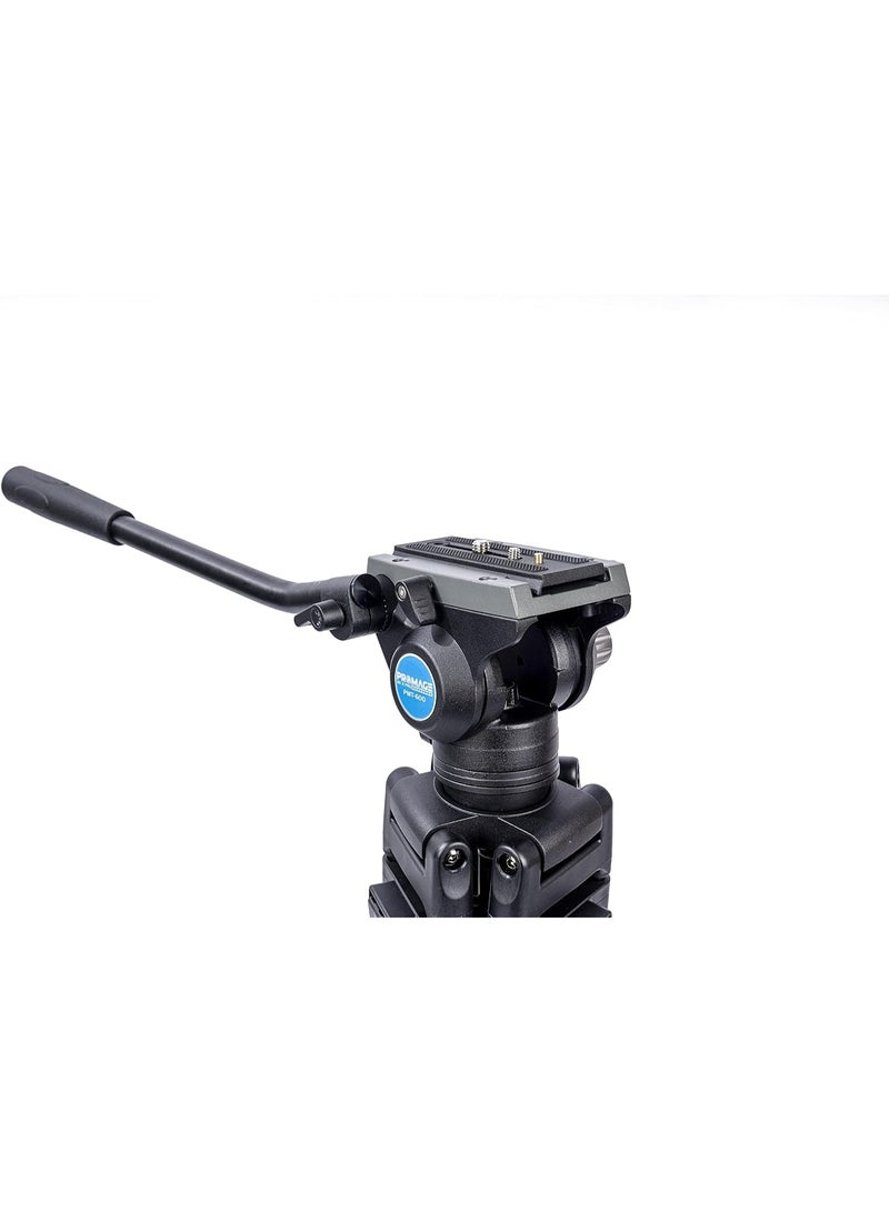 PROMAGE Pro Tripod PM-T600 – 61-Inch Adjustable Camera & Smartphone Tripod, Minimum Height 22 Inches, 3-Section Aluminum Alloy Legs, 360° Ball Head, Quick-Release Plate, Bubble Level, For DSLR, Mirrorless, Action Camera & Vlogging - Image 4