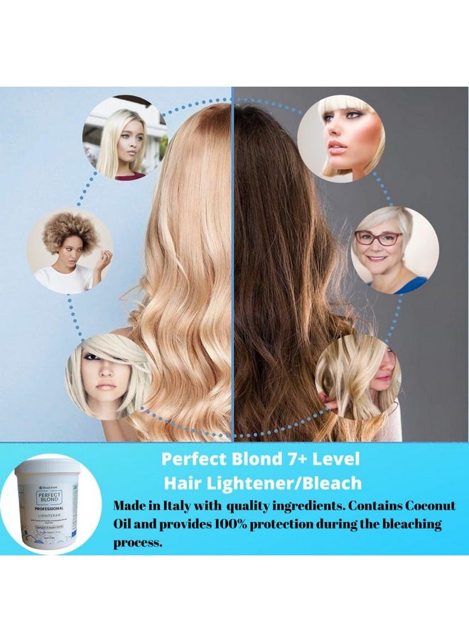 Blond Forte - 1.1 Pound Tub (17.6 Ounce) Perfect Blond Extra Strength Professional Hair Dye Toner Lightener Bleach Made In Italy - Image 1