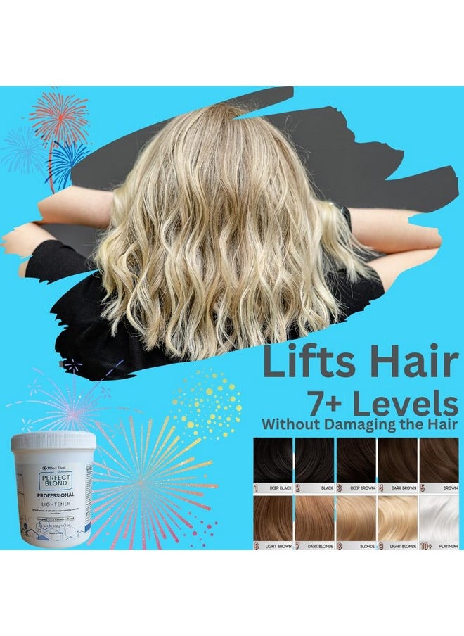 Blond Forte - 1.1 Pound Tub (17.6 Ounce) Perfect Blond Extra Strength Professional Hair Dye Toner Lightener Bleach Made In Italy - Image 1