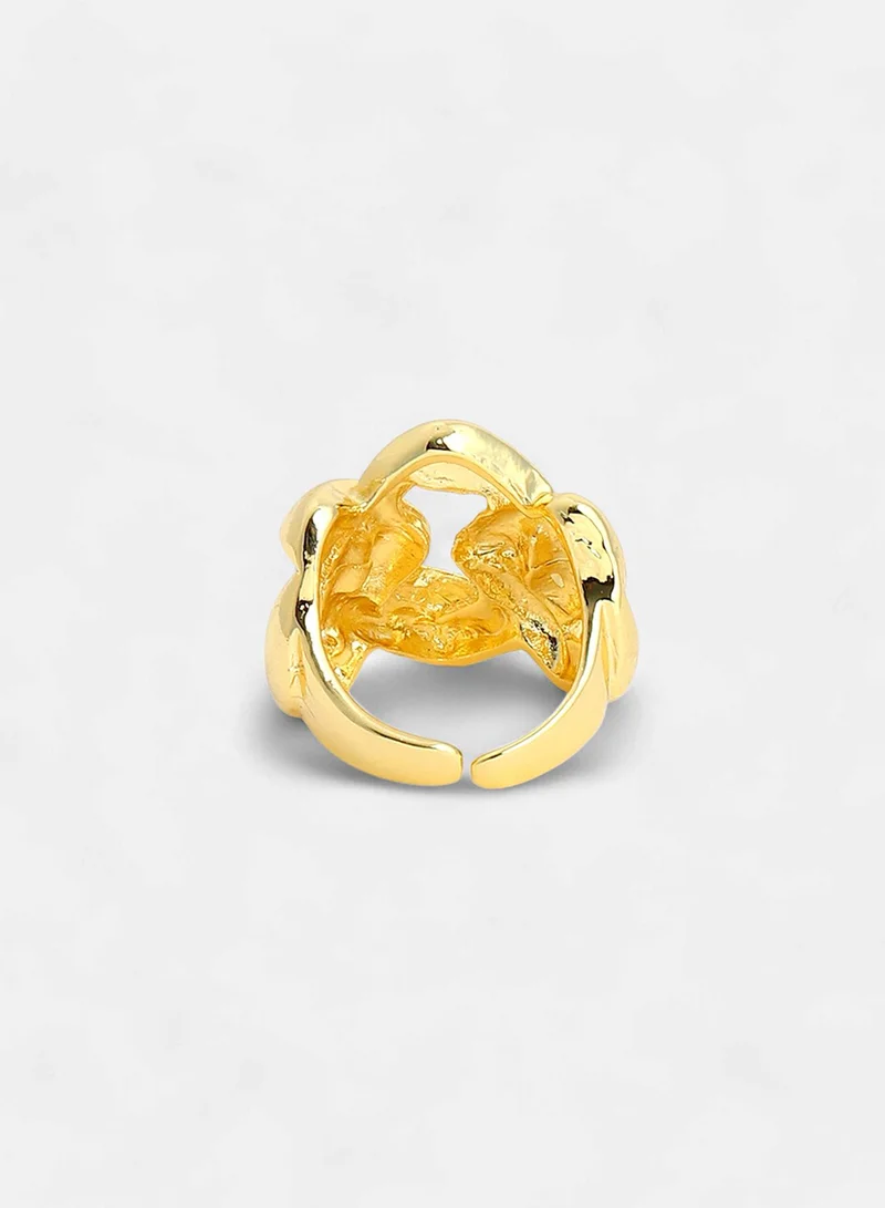SOHI Adjustable Contemporary Artificial Finger Ring Jewellery