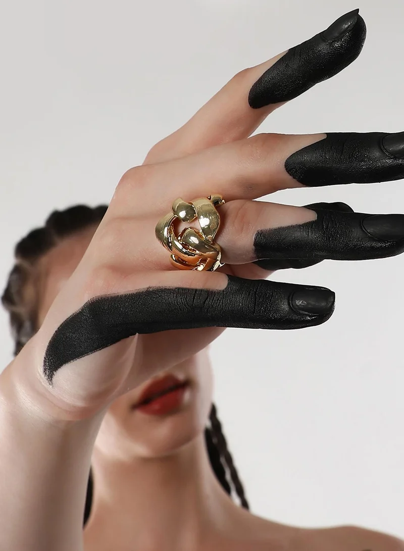 SOHI Adjustable Contemporary Artificial Finger Ring Jewellery