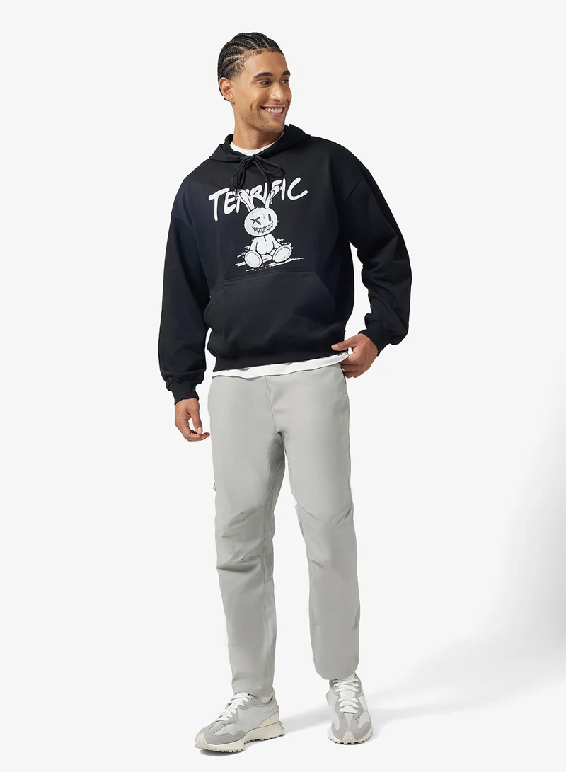سفنتي فايف Front Graphic Hoodie