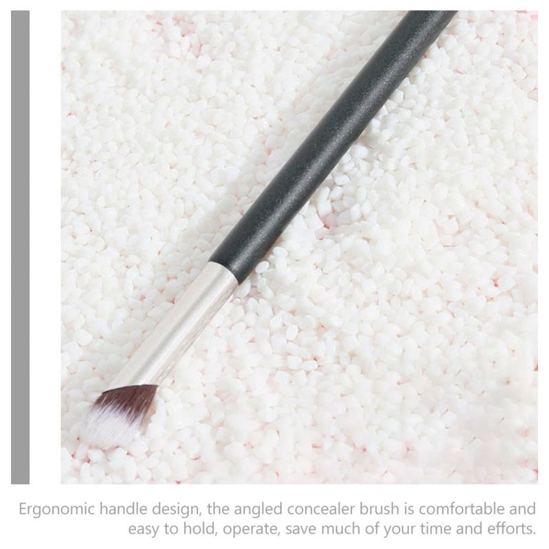 CHILDWEET Eye Concealer Brush Small Angled Makeup Brush for Blending and Concealing Dark Circles and Blemishes Professional Face Cosmetic Tool - Image 4