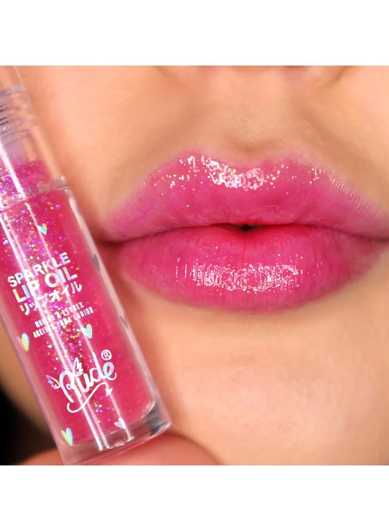 Rude Manga Collection Manga Sparkle Lip Oil - Strawberry