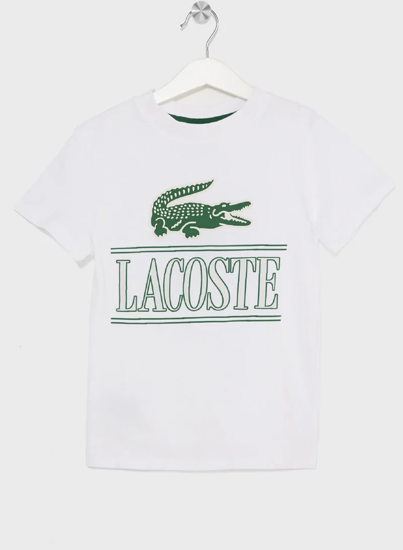 LACOSTE Kids Logo T-Shirt