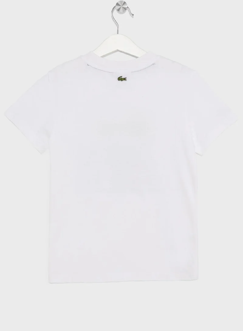 LACOSTE Kids Logo T-Shirt