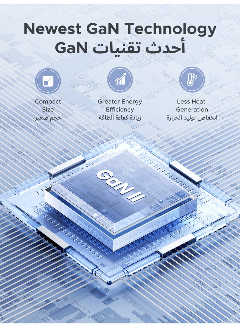يو جرين شاحن سامسونج بقدرة 25 واط بتقنية GaN ومنفذ USB-C للشحن السريع مع كابل من النوع C بطول متر واحد وقدرة 60 واط، شاحن فائق السرعة من النوع C بتقنية PPS لأجهزة سامسونج جالاكسي S26/S25/S24/S23/S22/Ultra/Plus، وآيفون 17/16/15/Pro/Pro Max، وآيباد، وهواوي، وشاومي، محول طاقة جداري بتقنية PD3.0/QC3.0 - أسود 25W with Cable - Image 5
